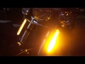 【バイク】#0001 【ドラッグスター400クラシック】 LEDウィンカー点灯光景