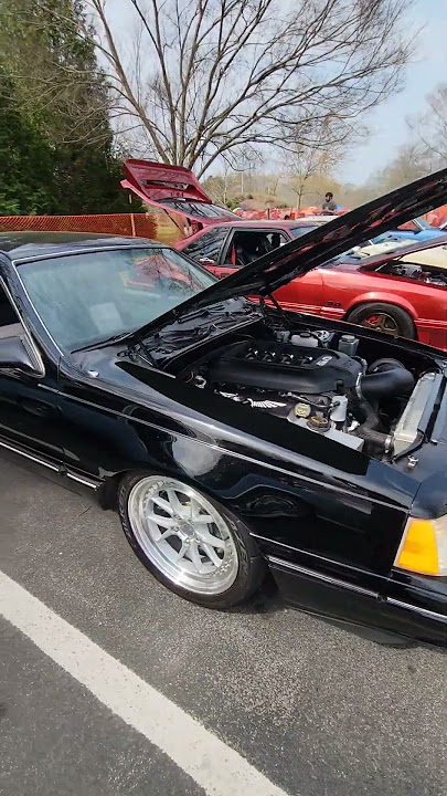 1988 Ford Thunderbird LX Coupe 5.0 Coyote Motor | Ponies in the Smokies 2025 #carshow #walkaround