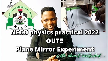 NECO Physics 2022 Practical is OUT! Number 2