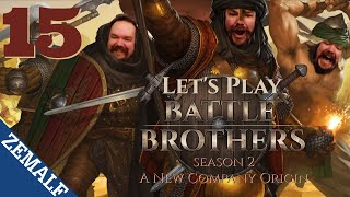 15 | Battle Brothers Season 2 | Day 75 | A New Company Origin | Old Timers