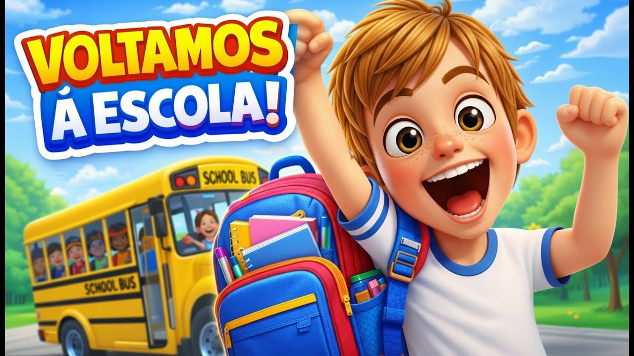 VOLTA ÀS AULAS! A Música da Escola que as Crianças Amam🎒Rotina Cantada