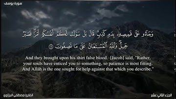 وَجَاءُوا أَبَاهُمْ عِشَاءً يَبْكُونَ | تلاوة خاشعة تبكى الحجر | القارئ مصطفى البرزاوى