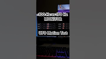 100Hz 1ms IPS vs 170Hz 0.5ms IPS Monitor Test #shorts #monitor #comparasion #acer #gamingmonitor #pc