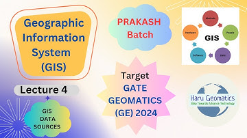 PRAKASH Batch - GIS| Lecture 4| DATA SOURCES| GIS softwares| GIS functions|