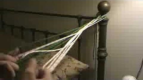 Finger Loop Braid 4 - 2 Color Flat Braid