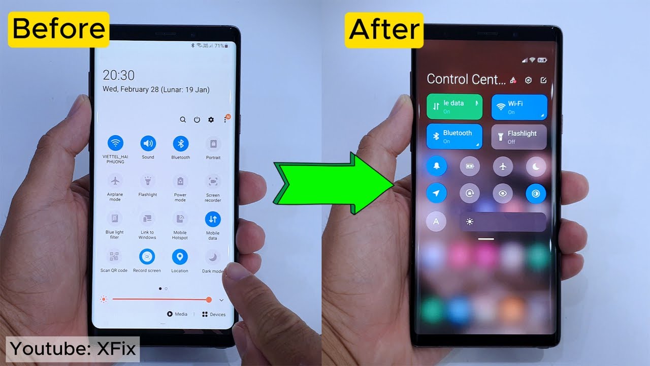 How to Change Notification Panel on Your Phone - YouTube