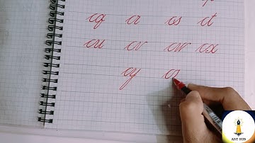 Cursive Tutorial For Beginners#cursive#handwriting #copperplatescript #calligraphy#englishalphabets 