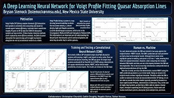 A Deep Learning Neural Network for Voigt Profile Fitting Quasar Absorption Lines (Bryson Stemock)
