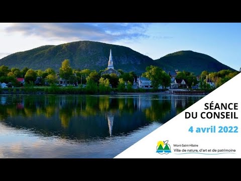 Séance du conseil municipal  | 4 avril 2022