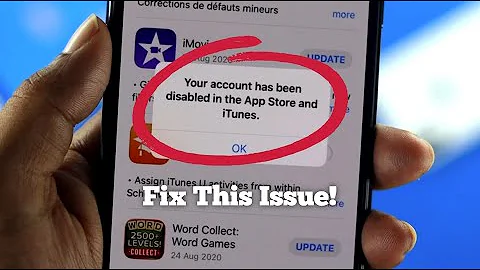 How do I fix my App Store and iTunes account