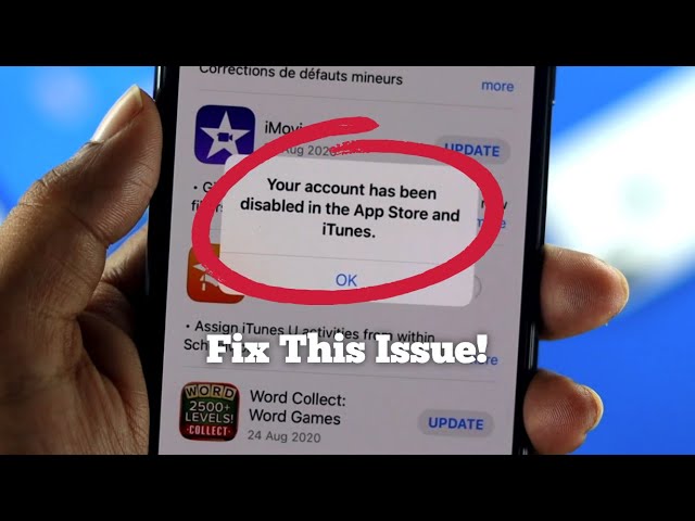 Fixed: Your Account Has been Disabled from App store u0026 iTunes! class=