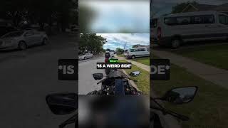 Biker Meets Little Brother…