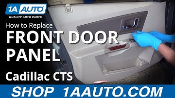 How to Remove Front Door Panel 03-07-07 Cadillac CTS