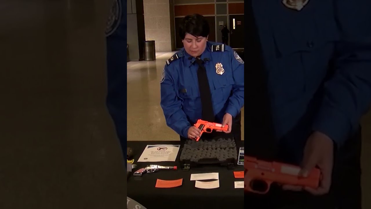 TSA Demos How To Properly Travel With Firearms Shorts