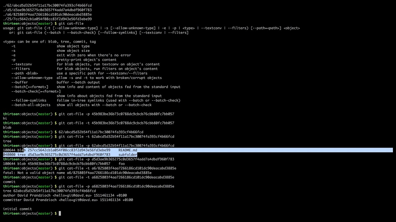 How Git stores data - YouTube