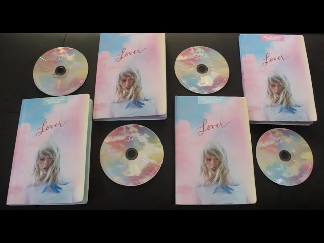 Taylor Swift Lover 数量限定盤Version1〜4 4点 Taylor Swift Lover Deluxe Album CD Version 1-4 Bundle BRAND NEW