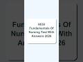 HESI Fundamentals Of Nursing Test With Answers 2026: Latest Updated Cheat Sheet.