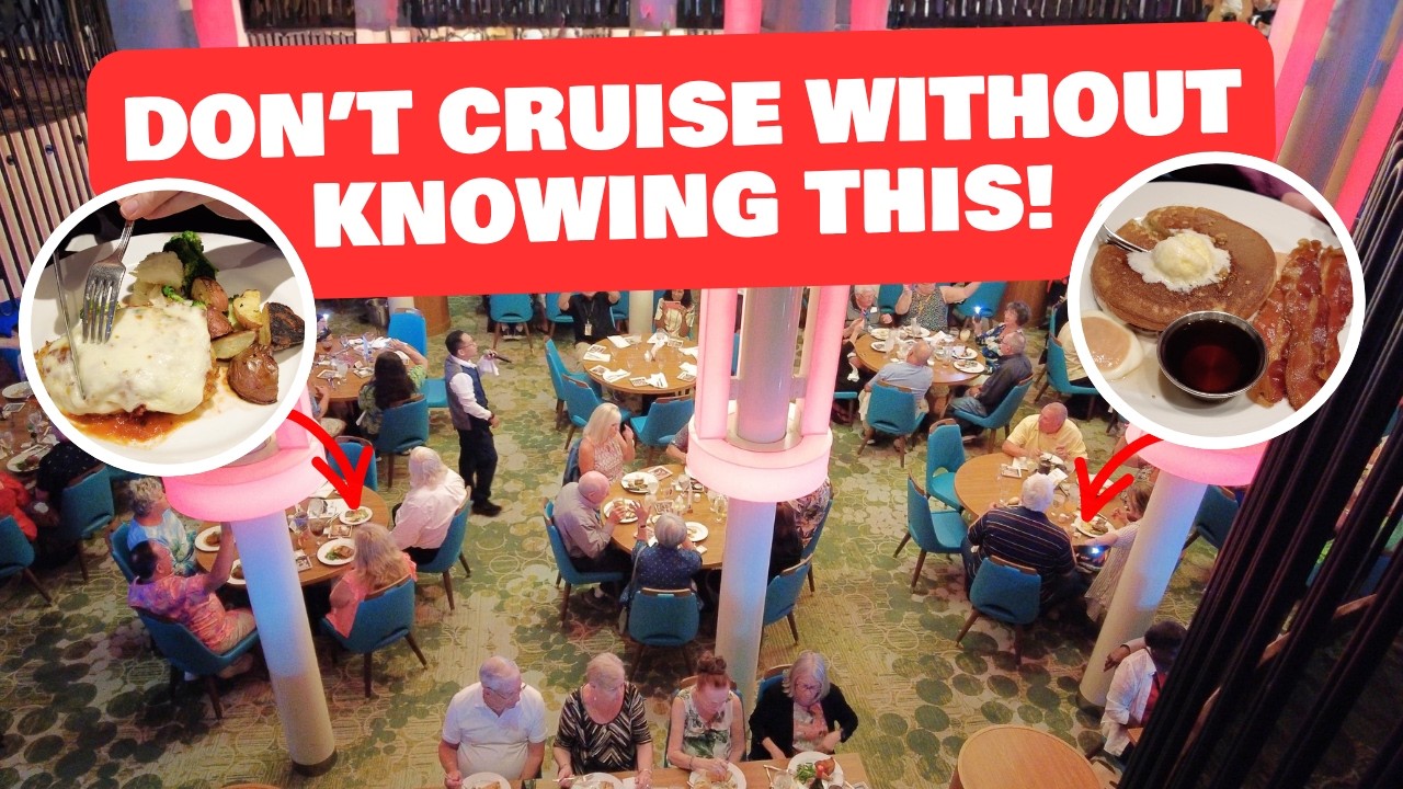 How Carnival's Main Dining Room works
