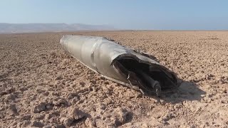 Missile found in the Israeli desert