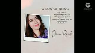 lirik lagu o son of being-penyanyi Dewi Ramli -ciptaan Dewi Ramli