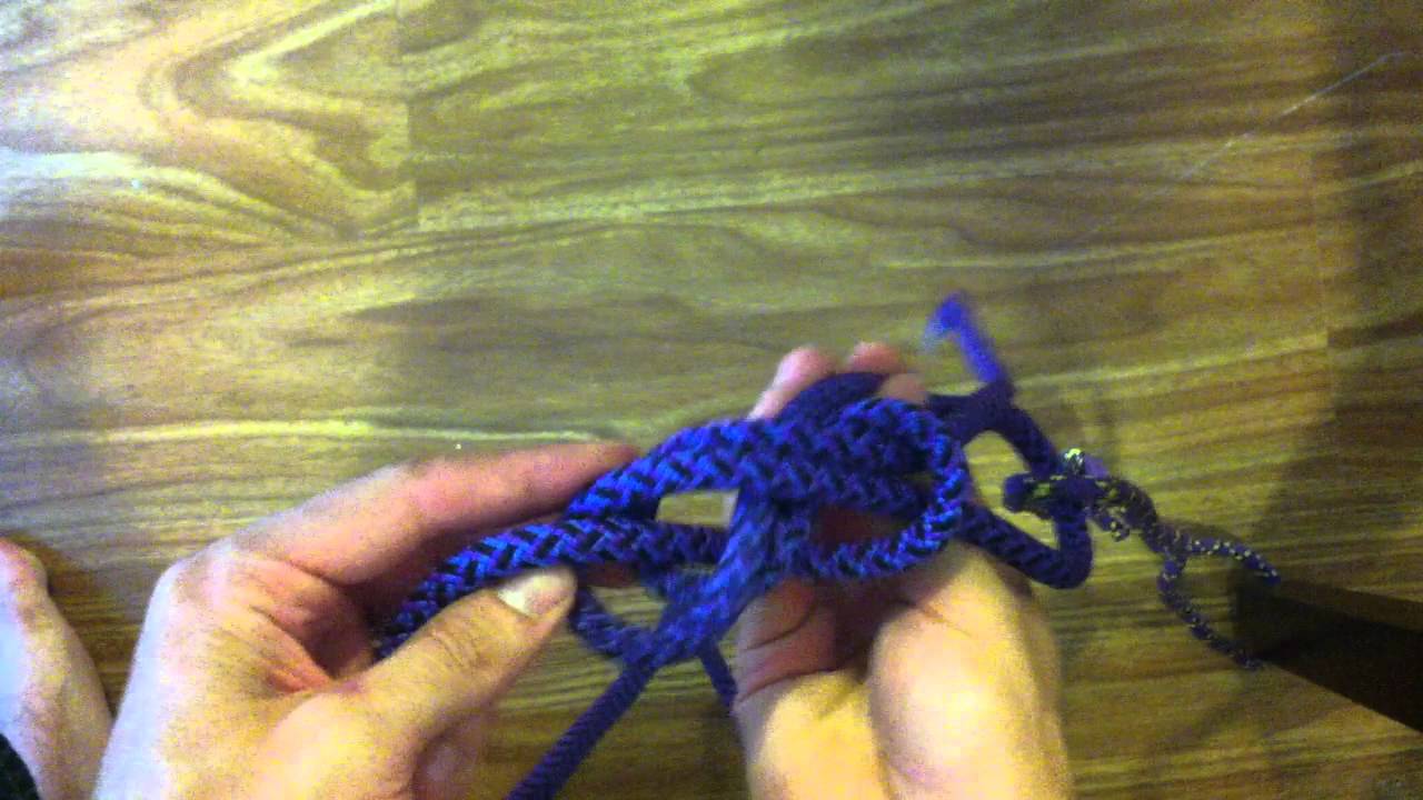 Rewoven figure 8 with backup