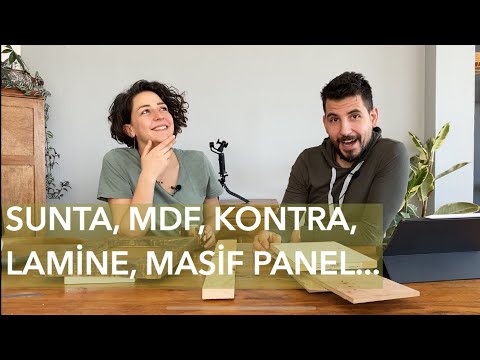 Sunta, mdf, kontra, lamine, masif panel farkları nedir?