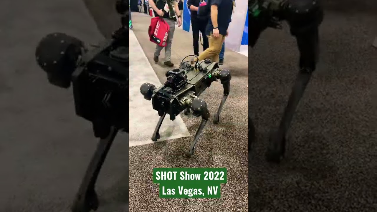 Robot Dog at SHOT Show 2022
