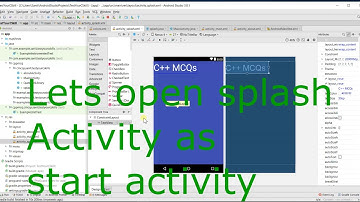 [easy]how to change starting activity in android studio