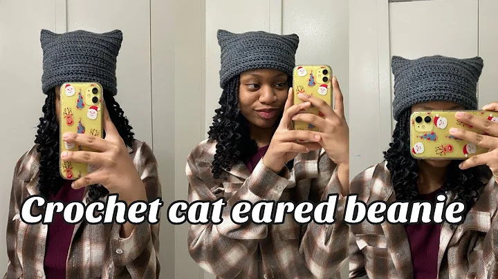 Learn to Crochet a Cute Cat Eared Beanie