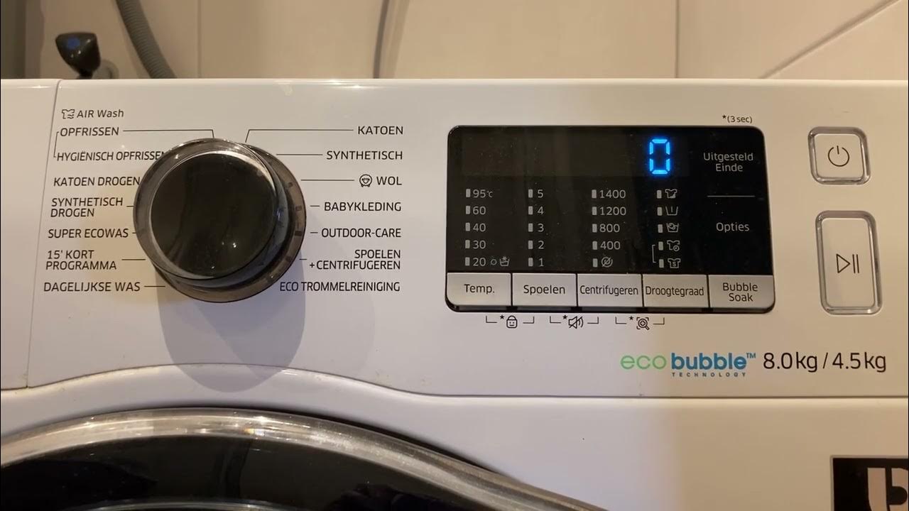 Samsung Sings Song! Washing machine is happy YouTube
