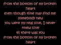 From the bottom of my broken heart lyrics - Britney Spears
