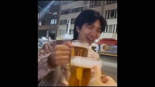 Namjoon Sitting Together And Drinking Beer...