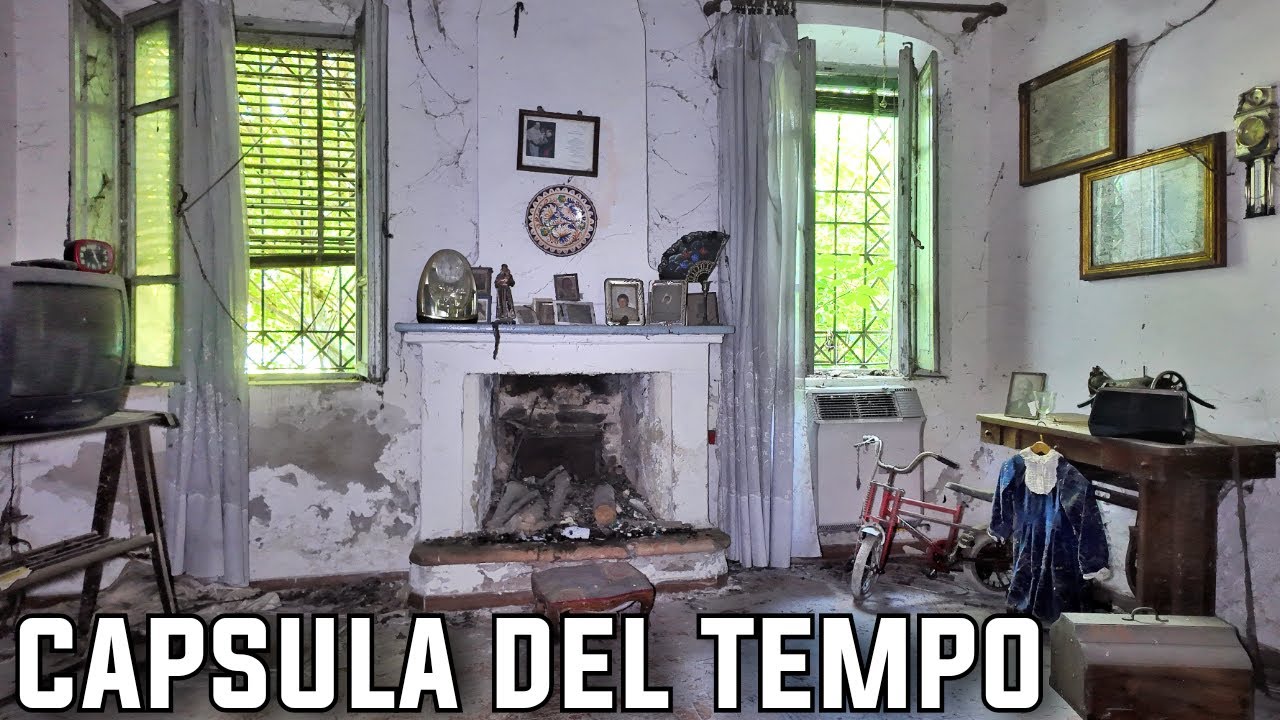90 ANNI DI STORIA FAMILIARE CONGELATA NEL TEMPO IN QUESTA VILLA ABBANDONATA