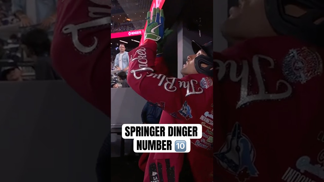 George Springer reaches double-digit homers for the 13th straight season! #MLB #Toronto #BlueJays