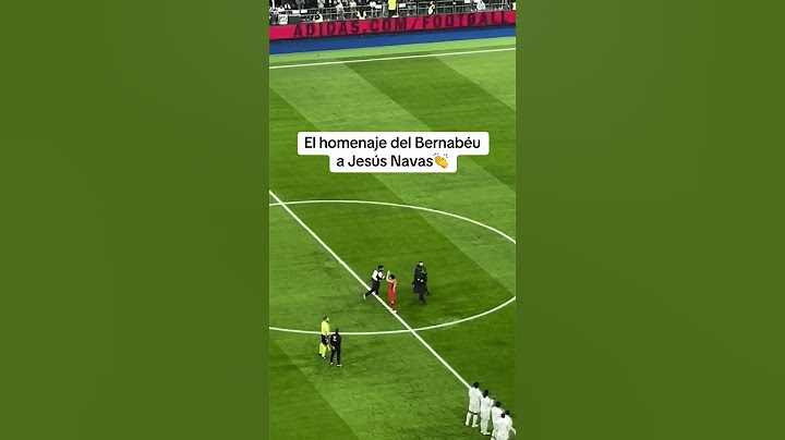 Homenaje a Jesús Navas en el Santiago Bernabéu👏 #shorts #laliga #realmadrid #sevilla