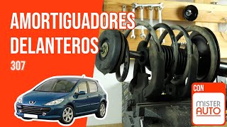 Cómo cambiar los amortiguadores y soportes delanteros Peugeot 307 ➿