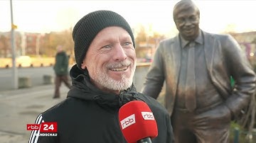 rbb evening news program about the Walter Lübcke Memorial