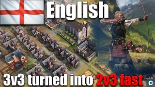 English | 3v3 into 2v3 fast | Age Of Empires 4, 2v3 Vs Hardest Ai, Multiplayer Gameplay - 2022 by ItzTeeJaay 1,051 views 1 year ago 40 minutes