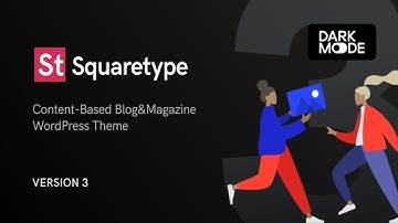 Squaretype - Modern Blog WordPress Theme Free Download