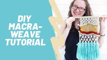 DIY Macra-Weave Wall Hanging | EASY STEP BY STEP | Macrame Wall Hanging