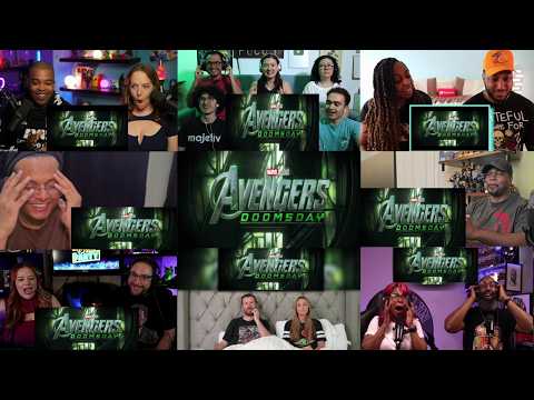Avengers Doomsday Official Trailer Reaction Mashup | #marvel | #avengers | Only Reactions
