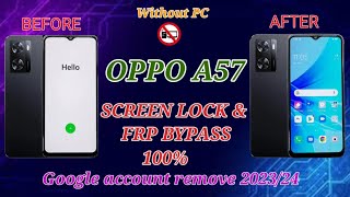 Oppo A57 Frp/Google account & screen lock bypass without pc💯% #viral#irestore##trending#oppo#phone