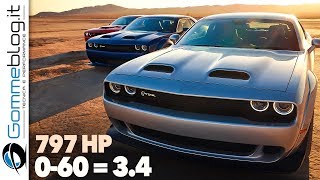 New 2019 Dodge Challenger SRT Hellcat Redeye - The Quickest + Fastest Muscle Car