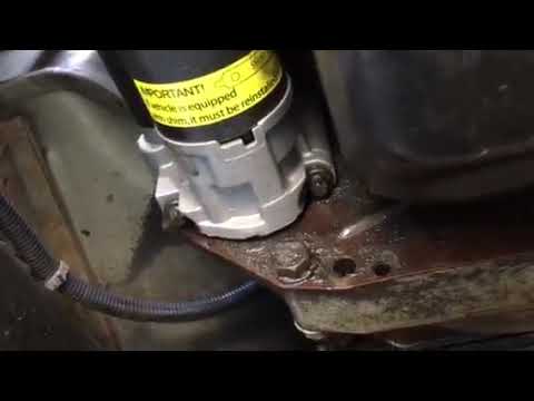 Replacing starter on 95 Jeep Wrangler - YouTube