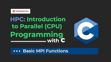 2. Basic MPI Function || MPI_Init || MPI_Finalise ||