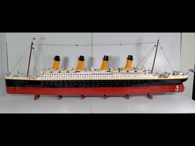LEGO 10294 Titanic - 135 cm, 0 stickers & not hollow - detailed building  review 