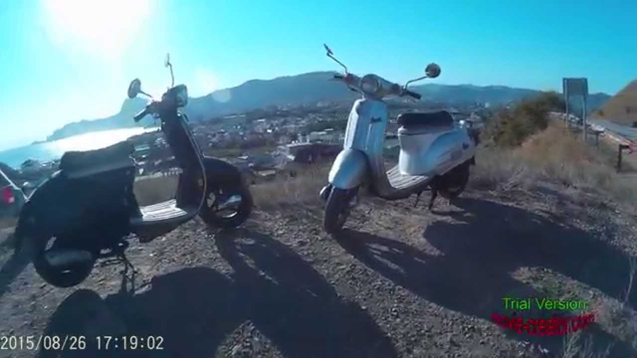 Прокат мопедов Крым [Судак] - YouTube