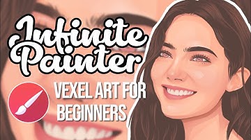 VEXEL ART - Infinite Painter Tutorial for Beginners (Full Process)