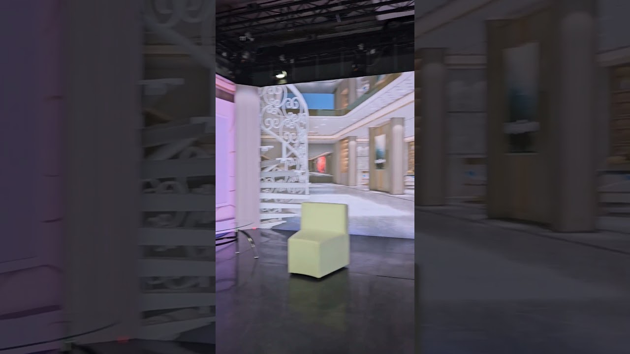 Студия программы "Новости культуры" телеканала Беларусь3. 