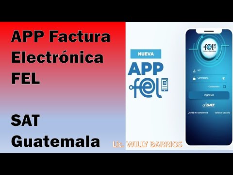 Cómo Emitir Factura Electronica desde APP FEL Sat Guatemala